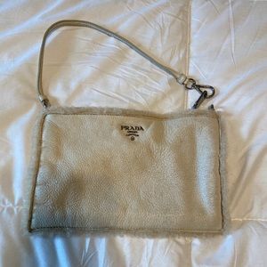 Vintage Prada calfskin wristlet